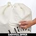 mDesign Cesta de ropa sucia – Práctico saco para ropa sucia con...