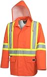 Pioneer V1081350 Veste de pluie de sécurité Hi-Viz, résistant à la déchirure et à l'abrasion