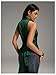 SHENHE Women's Satin Wrap Ruched Tie Side Tank Top Deep V Neck Sleeveless Elegant Blouse Green Large