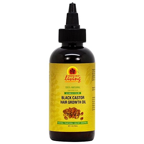 Tropic Isle Living Jamaican Black Castor Hair Growth Oil, 4 Oz