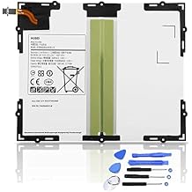 EB-BT585ABA EB-BT585ABE GH43-04628A Tablet Battery Replacement for Samsung Galaxy Tab A 10.1 10.1" 2016 SM-T580 SM-T5853G,4G/LTE &WiFi SM-P580 SM-P585 SM-T585C SM-T587 SM-T587P3.8V 7800mAh
