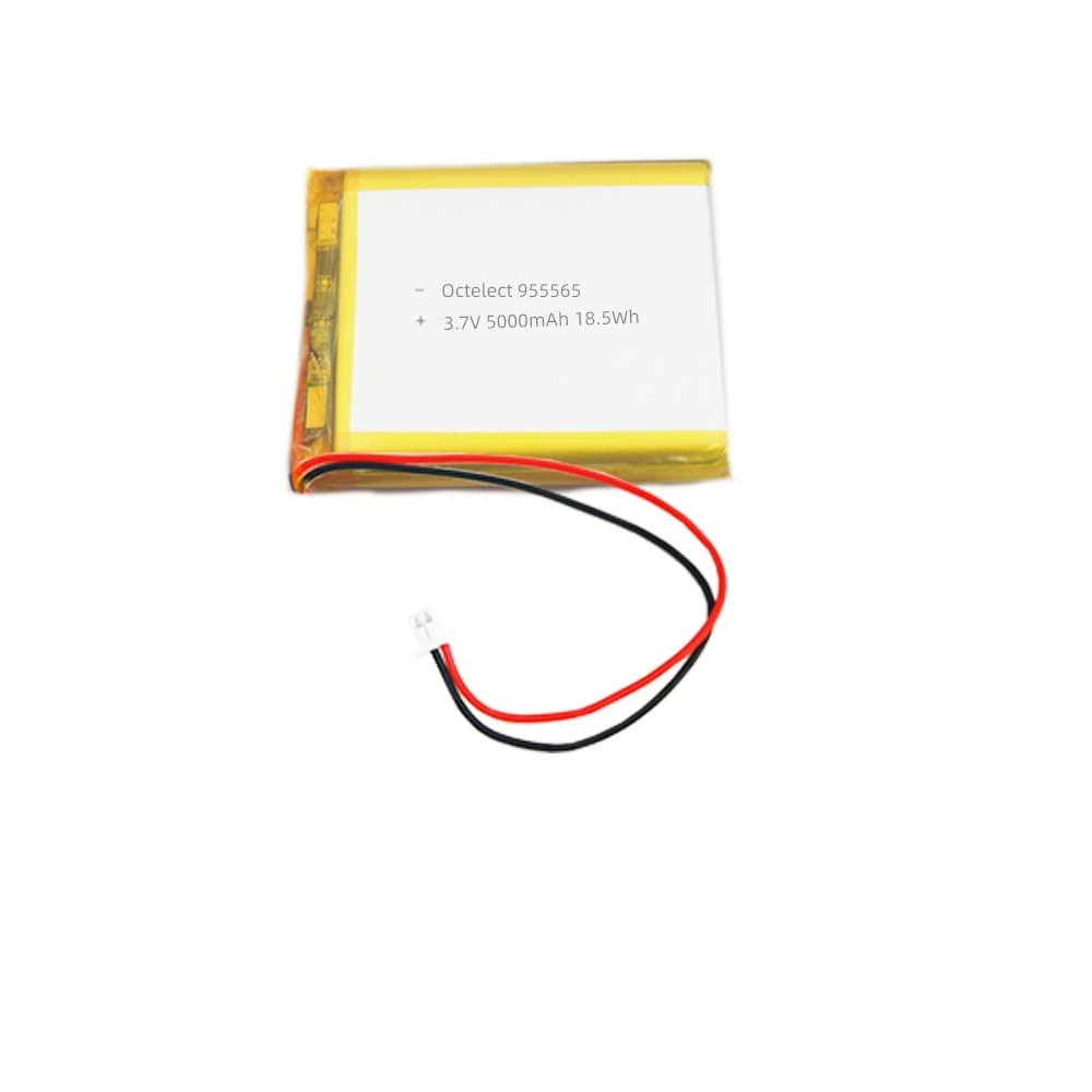 OCTelect Lithium Polymer Battery 955565 3.7V 5000mAh Medical Equipment Lighting fixtures Smart Home