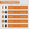 11-Piece Nonstick Baking Pans Set - Professional Grade Carbon Steel Bakeware with Premium Coating- Dishwasher Safe, Stackable, Oven Safe to 450°F (Two Layer Color) #5