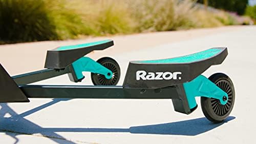 Razor DeltaWing Scooter for Kids Ages 6+ - Large 16" Front Wheel, Soft Rubber Grips, Steel Frame with High-Tech Polymer Wings, for Riders up to 143 lbs 7 41ugBNuRUlS. AC