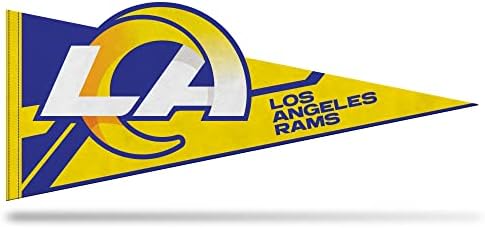 Miniatura 8 de Rico Industries NFL Football Shape Cut Soft Felt Pennant - EZ to Hang - Home Décor (Game Room, Man Cave, Bed Room)