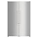 Liebherr SBSef 7242 Comfort NoFrost nevera puerta lado a lado Independiente Plata...