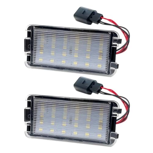 Luces de matrícula para Seat Leon Ibiza Toledo pack de 2 bombillas LED traseras