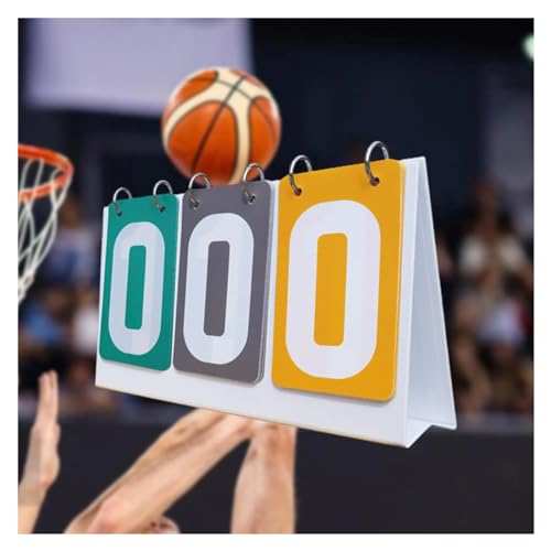 Marcador deportivo de 3 dígitos de alta durabilidad con aletas de mesa estables 3