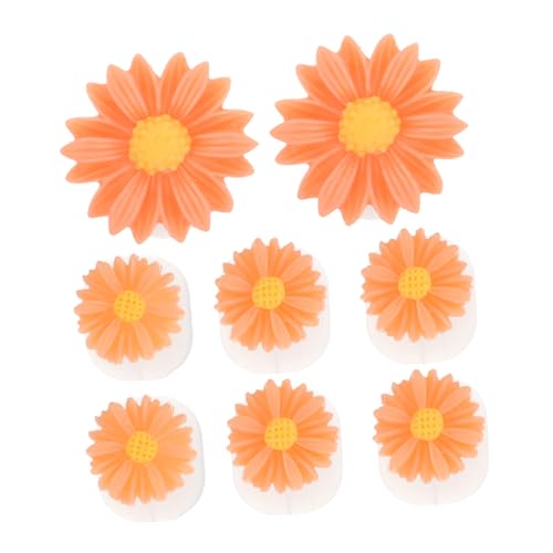 ARTSEWPLY Daisy Flower Silicone Toe Spacers Nail Art Separators for Comfortable Pedicures for Nail Polish Application and Spa Use Soft and Durable Design