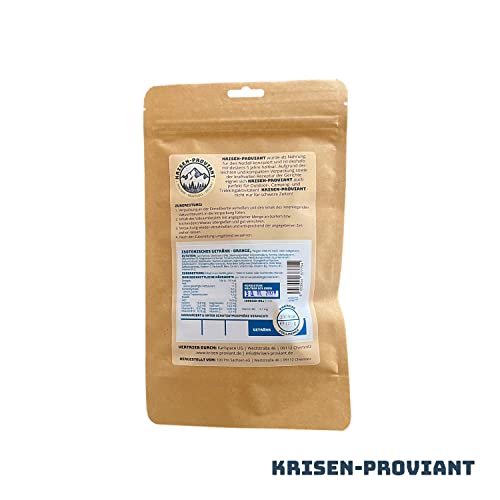 Krisen Proviant - Isotonisches Getränk - Orange, Notvorrat/Notration, Notfallnahrung 5 Jahre haltbar, Survival Food Prepper Outdoor Notfall Nahrung – Bild 5