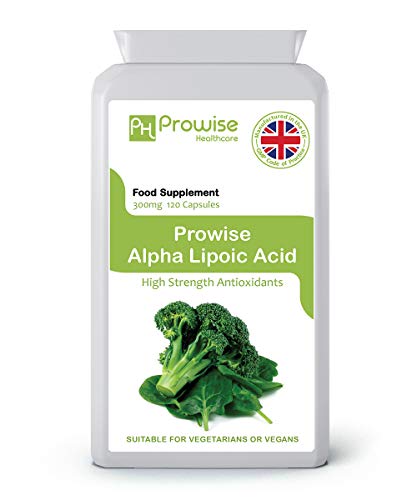 Alpha Lipoic Acid 300mg 120 Capsules - Antioxidant and Systemic Health Support - UK Manufactured | GMP Standards by Prowise Healthcare