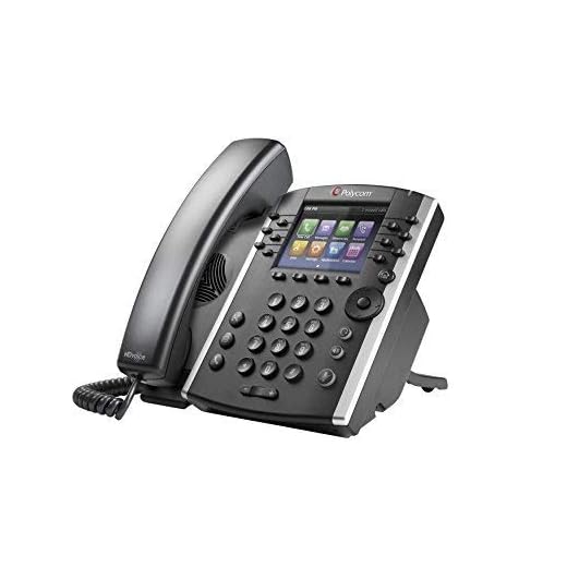 Polycom VVX 400-12 Line PoE Desktop Phone (Renewed)