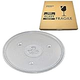 HQRP 10-1/2 inch Glass Turntable Tray compatible with Hamilton Beach 252100500497 HB-P90D23 HB-P90D23A HBP90D23 HB-P90D23AL-DJ Microwave Oven Cooking Plate 270mm 10.5' 10,5' Emerson Sunbeam Magic-Chef