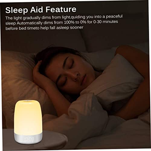 Simulateur d'aube réveil lumière nocturne tactile LED multicolore - 6
