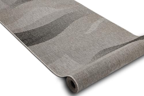 Tapis de sol Sizal Floorlux 20212, tissage haut de gamme argenté