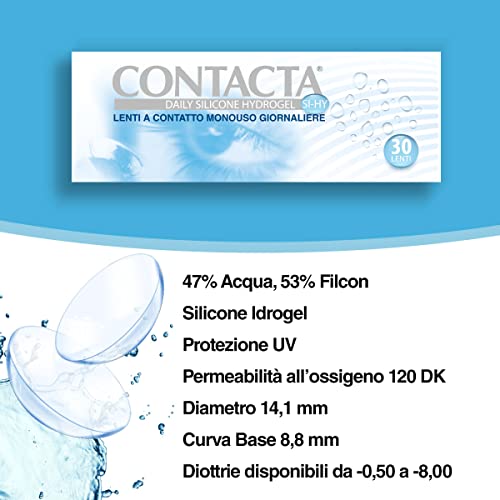 Contacta, Daily Silicone Hydrogel 30, Lenti a