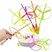 Sepco 50 Pcs Plastic Flying Helicopter Toy Set Flying Twist Disc with Launchers Spinning Bamboo Dragonfly Plastic Propeller for Kids Party Favors Gifts