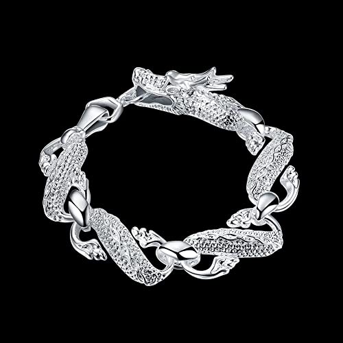 Bracelets à chaîne noire pour hommes en acier inoxydable chic - 4