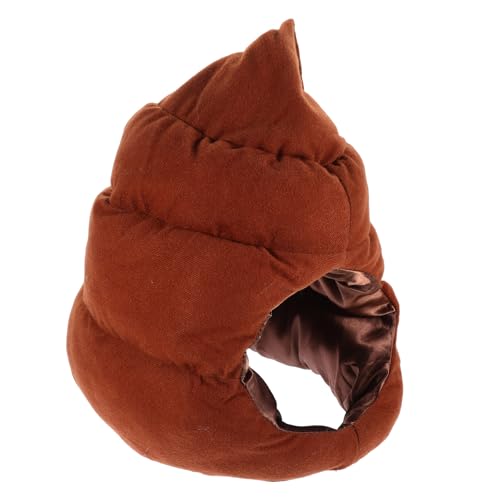 SUPVOX Sombrero de Cosplay Divertido Forma de Caca Gorro de Carnaval Ligero y Cómodo Accesorio para Fiestas y Disfraces Tapa Decorativa para Excrementos Adecuado para Eventos y Fotos