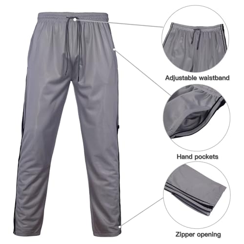 Mens Tracksuit set Classic Striped jogger sweat suit outfit 2 pieces for big tall men outdoor activewear4