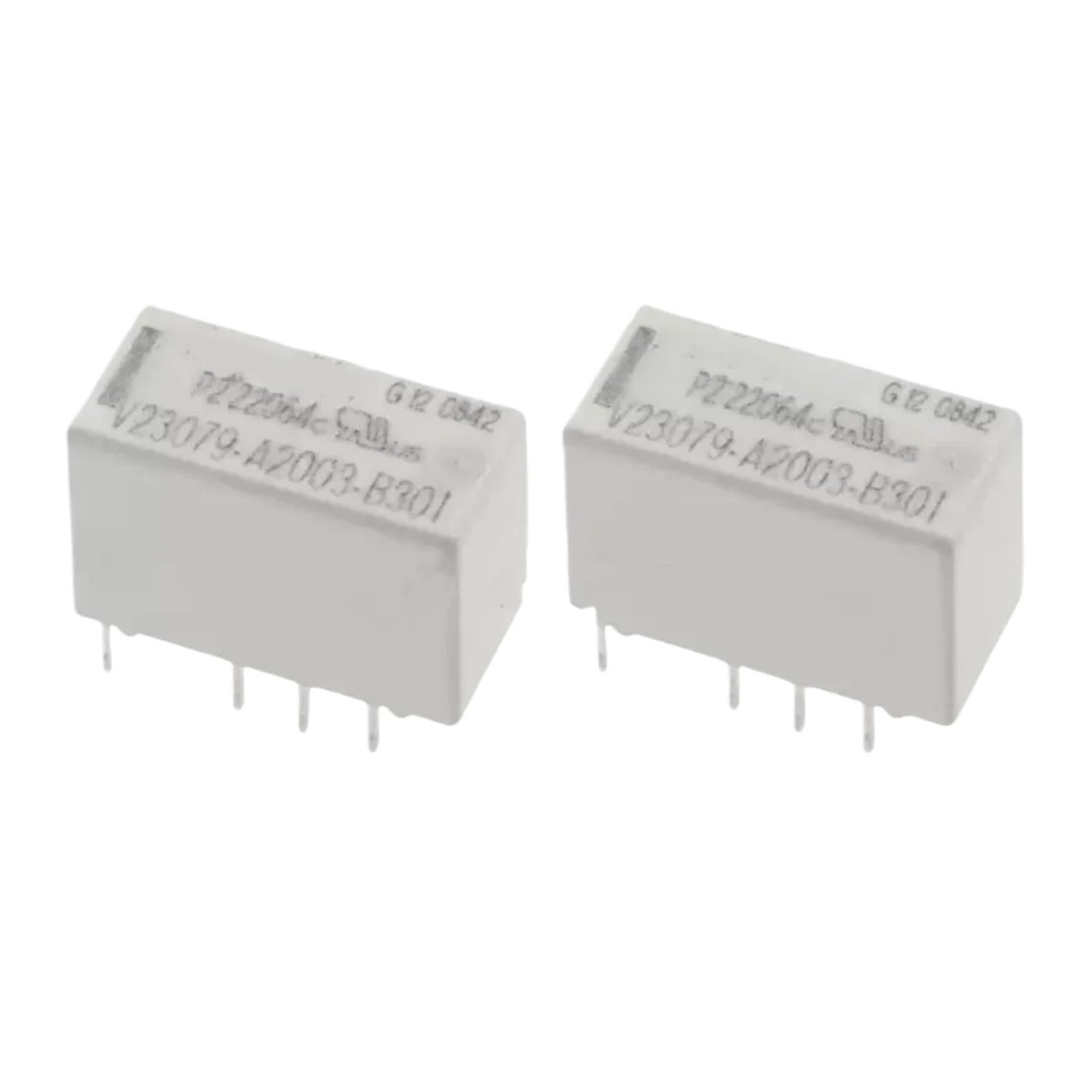 Relais V23079-A2003-B301 12V CC lot de 2 commutateurs à 8 broches pour circuits électroniques