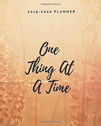 2019-2020 Planner: 365 Page Diary, Daily, Weekly or Monthly Schedule Organizer & Goal Planner, 8" x 10" Daily Timeline Appointment Notebook for Women, Men, Students & Busy Moms