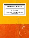 Composition Notebook - College Ruled: Journal For School, Composition Books For High school, Diary For Girls Teens Kids (110 College-ruled Pages, Blank Notebook, Large, 8.5 x 11)