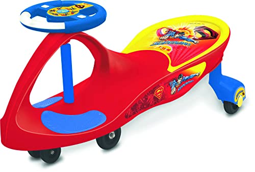 Image of Toyzone Superman Premium Magic Car-51572 | Ride-on Car | Push Car | Swing Car | Comfortable & Durable Seats | Elegant Design | Twister Ride on | Magic Toy Car | for Kids Age 2+Swing Car |