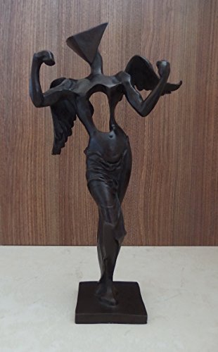 Fine Surreal Angel Sculpture, Pure Bronze, Salvador Dali #TOP2