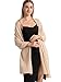 Yetoun Women Shawl Wraps for Evening Dresses, Wedding Shawls Chiffon Scarf Wrap Scarves (Champagne,79inch×19inch)