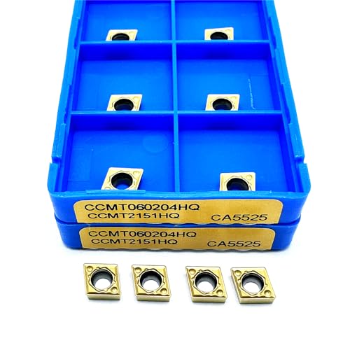 10 piezas CCMT060204HQ CA5525 herramienta de corte interna de carburo miniatura 4