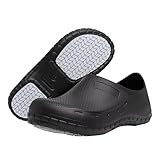 [kamafy] コックシューズ メンズ 厨房用 滑り止め 防水 耐油 軽量 黒 24.0cm～28.5cm