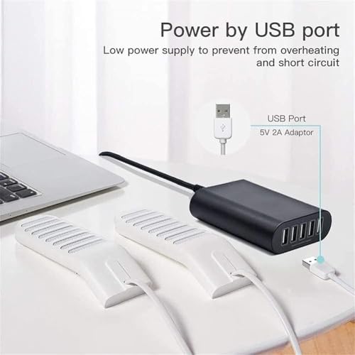 Secador portátil para calzado con temporizador USB miniatura 2
