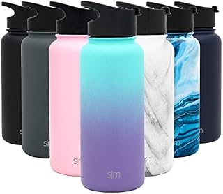 Simple Modern 32 Ounce Summit Water Bottle - Stainless Steel Tumbler Metal Flask
