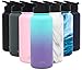Simple Modern 32oz Summit Water Bottle - Stainless Steel Metal Flask +2 Lids - Wide Mouth Double Wall Vacuum Insulated Leakproof Ombre: Tropical Seas