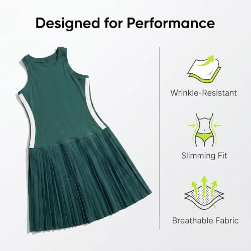 Image of Women Summer Sleeveless Spliced Pleated Mini Dress Casual Low Waist Stretch Side Striped A-Line Tank Dress
