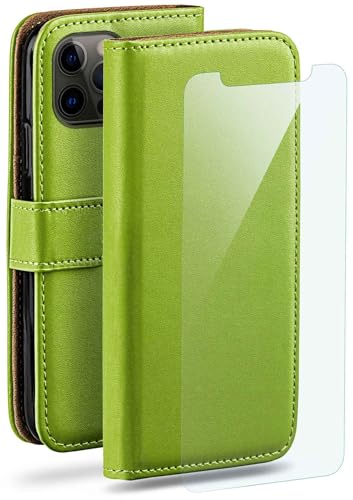 Protection iPhone 12 Pro Max moex anti-choc intégrale verte avec film écran inclus