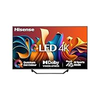 Hisense TV 43' QLED 4K 43A72NQ, Smart TV VIDAA U7, Dolby Vision, HDR 10+, Game Mode Plus, Dolby...