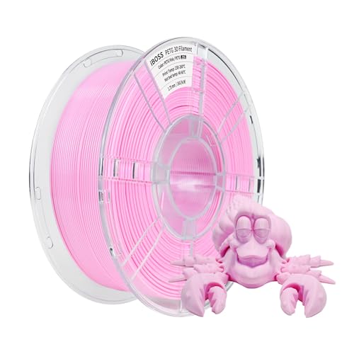 iBOSS PETG Filament 1.75 mm, High Strength and High Tenacity PETG 3D Printer Filament, 1 kg Spool, Dimensional Accuracy 