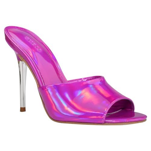 Guess Women's Molle Heeled Sandal, Pink 661, 8.5