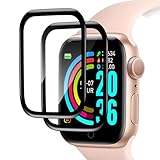 Carantee für Panzerglas für Apple Watch Series 4/5/6/se 40mm Schutzfolie, 2 Stück Blasenfrei TPU HD Klar Displayschutz, Stoßfest, Kratzfest Selbstheilend Displayschutzfolie, Schweißresistent