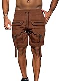 Matière : short pour homme en coton mélangé. Confortables, respirants et doux, ils vous offrent également une excellente flexibilité et un confort sportif au quotidien.