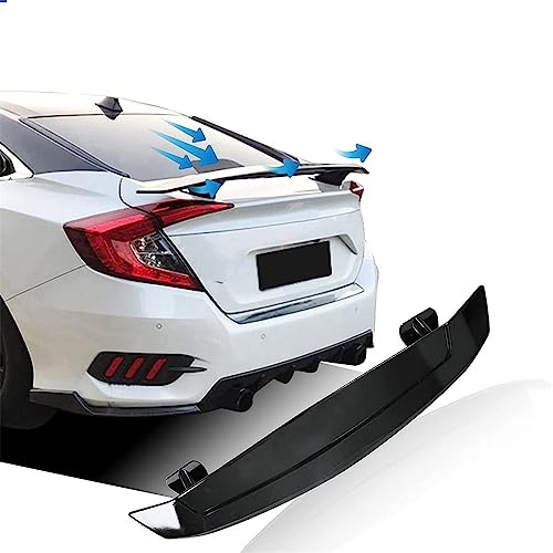 Becquet arrière universel noir mat pour berlines BMW E60 E36 E90 - 4