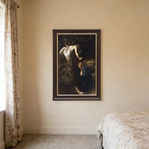 Impression toile Annonciation Caravaggio pour petit mur