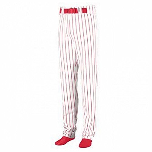 White \u0026 Red Stripe Baseball Pants 