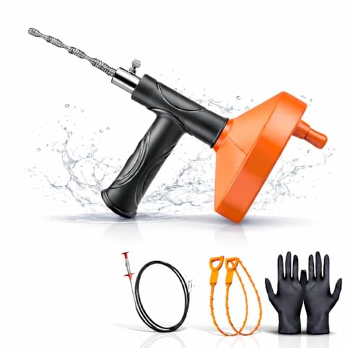 Furet Déboucheur Canalisation [10M]—Convient pour les tuyaux, les cuisines, les salles de bains, les cabines de douche, les toilettes et le débouchage des...