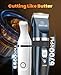 oneisall Dog Clippers and Paw Trimmer Kit 2 in 1 Low Noise Cordless Dog Clippers for Grooming Pet Hair Trimmers for Small and Large Dogs Cats Animals