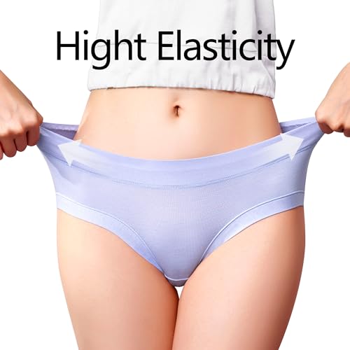 Girl's Hipster Underwear, Low Rise Briefs, Soft Stretch Breathable Panties, 5 Pack2