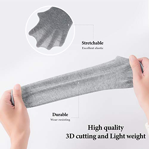 Image of ROSEHONEY Womens Socks Low Cut Ankle Athletic Thin Cotton Casual Short Socks 6 Pairs