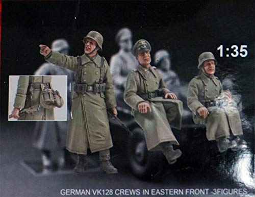 Figura sin pintar escala 1/35 Vk128 en frente oriental miniatura 1